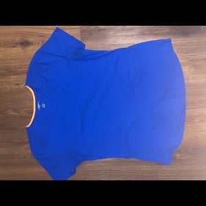 Blues scrub top
